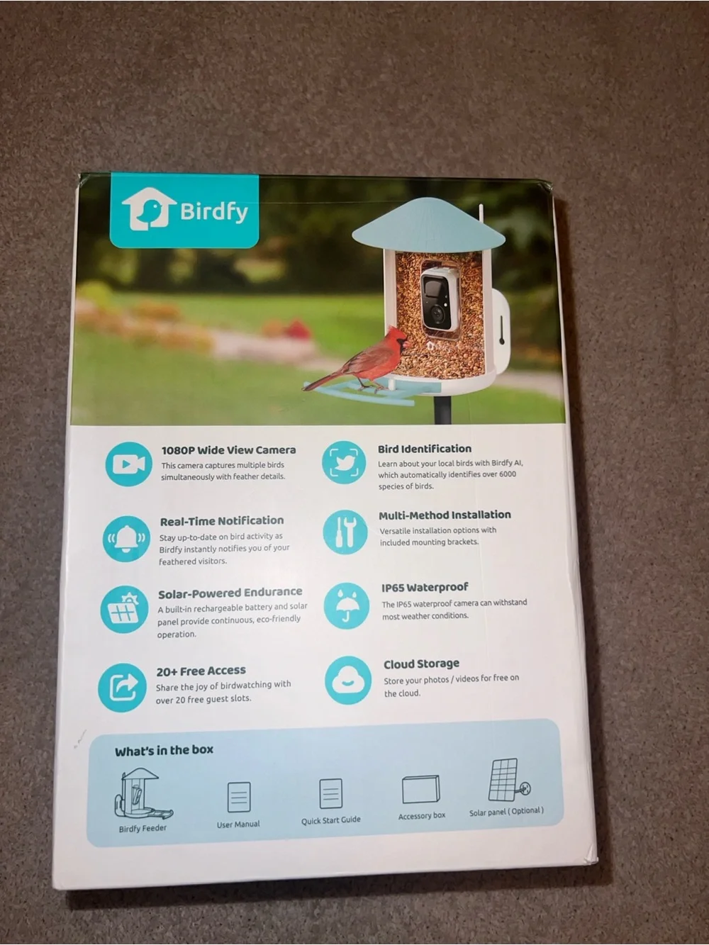 Birdfy Smart Bird Feeder Camera AI Recognition